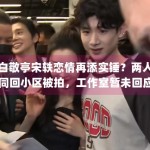 白敬亭宋轶恋情再添实锤？两人同回小区被拍，工作室暂未回应
