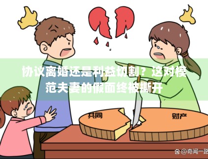 协议离婚还是利益切割？这对模范夫妻的假面终被撕开