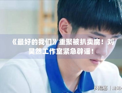 《最好的我们》重聚被扒卖腐！刘昊然工作室紧急辟谣！