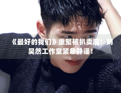《最好的我们》重聚被扒卖腐！刘昊然工作室紧急辟谣！