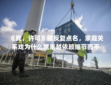 《我，许可》被反复点名，家庭关系戏为什么越来越依赖细节而不是冲突